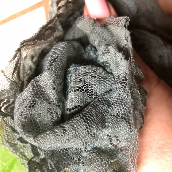 • Graphite Gray Boho Gypsy Lace Dress • - Picture 8 of 8